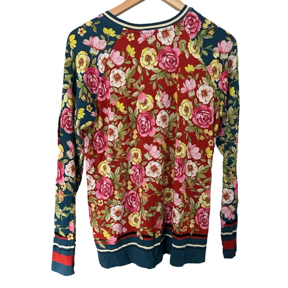 Johnny Was Ortega L/S slim Raglan Tee NWT - Picture 2 of 5